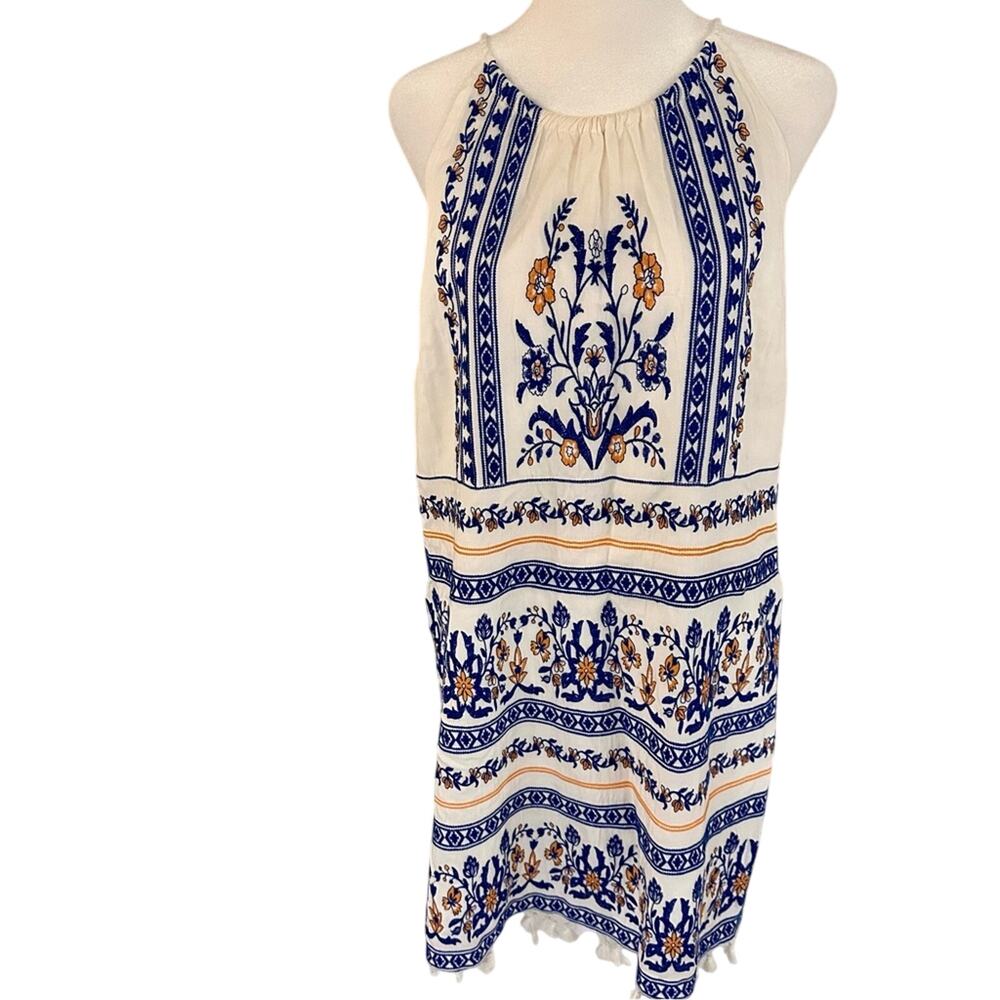 Skies are Blue Felizia Embroidered Dress Medium